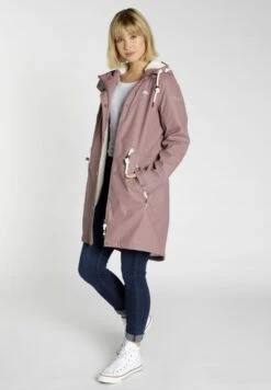 Schmuddelwedda Manteaux De Pluie Manteau Fonctionnel Femme Rouge Pastel -Schmuddelwedda 899a8c159e68c2efb3c9fb9ed8f7046c
