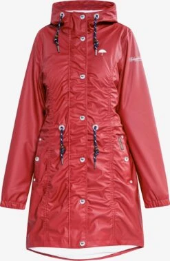 Schmuddelwedda Manteaux De Pluie Manteau Fonctionnel Femme Rouge Foncé