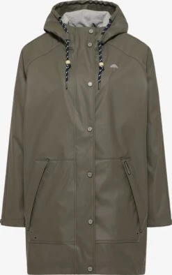 Schmuddelwedda Manteaux De Pluie Manteau Mi-saison Femme Olive