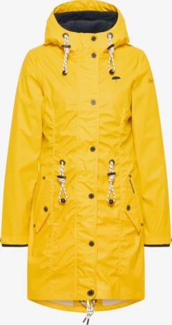 Schmuddelwedda Parkas Parka Mi-saison Femme Citron Vert