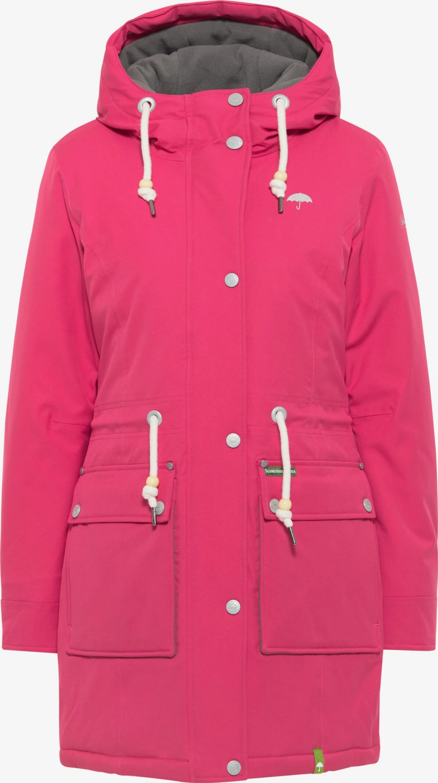 Schmuddelwedda Parkas Parka D’hiver Femme Rose Foncé