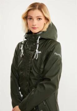 Schmuddelwedda Manteaux De Pluie Manteau Fonctionnel Femme Vert -Schmuddelwedda a02ab3c9f4b5eb6e55efafd1dbc0481f