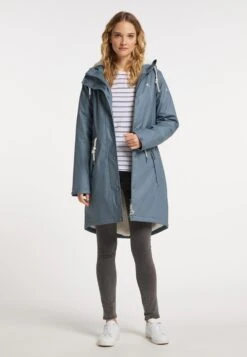 Schmuddelwedda Manteaux De Pluie Manteau Fonctionnel Femme Bleu Fumé -Schmuddelwedda a268a4439d883d70ab8b79ae87672e6d