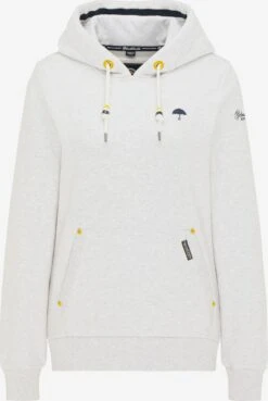 Schmuddelwedda Sweats à Capuche Sweat-shirt Femme Blanc