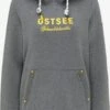 Schmuddelwedda Sweats à Capuche Sweat-shirt Ostee Femme Gris Chiné -Schmuddelwedda a517ddb7b9096b1e29cd3a90f5581e05