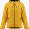 Schmuddelwedda Vestes Dextérieur Veste En Polaire Femme Jaune Chiné
