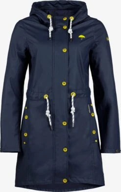 Schmuddelwedda Manteaux De Pluie Manteau Mi-saison Femme Marine