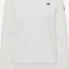 Schmuddelwedda Sweats Sweat-shirt Femme Blanc Chiné -Schmuddelwedda ad5498541f9b81ece4686e2c5379c910