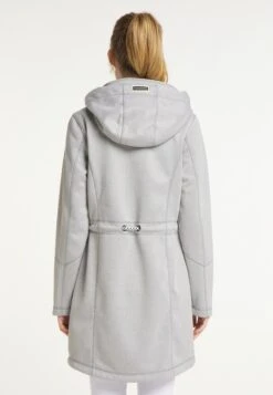 Schmuddelwedda Parkas Parka Mi-saison Femme Gris Chiné -Schmuddelwedda b143d1cf77176fa87640cbffdd4b55e3