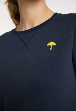 Schmuddelwedda Sweats Sweat-shirt Femme Bleu Outremer -Schmuddelwedda b83f3aff06951a6ec4a6fd8391a866d8