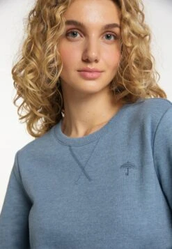Schmuddelwedda Sweats Sweat-shirt Femme Bleu Chiné 6 Schmuddelwedda Sweats Sweat-shirt Femme Bleu Chiné -Schmuddelwedda b8d4069676e1308d21e18cf67bbab991