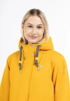 Schmuddelwedda Parkas Parka D’hiver Femme Moutarde -Schmuddelwedda b8d7f253560c38f0380f2467c62e22a0