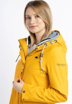 Schmuddelwedda Manteaux De Pluie Manteau Fonctionnel Femme Jaune -Schmuddelwedda ba660d43d4ad4078e776fd635a4e1cf8