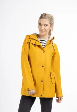 Schmuddelwedda Vestes De Mi-saison Veste Mi-saison Femme Moutarde -Schmuddelwedda beaf61f6ae2a573af316048970983b36