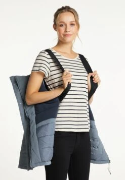 Schmuddelwedda Vestes Dhiver Veste D’hiver Femme Bleu Fumé -Schmuddelwedda c015653ff4aa8a366294117c50c7fdb0