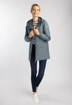Schmuddelwedda Vestes Dextérieur Veste Fonctionnelle Femme Bleu-gris -Schmuddelwedda c26b09663c1671a2b0b72756ee58b4a6