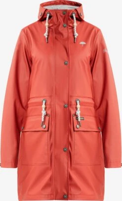 Schmuddelwedda Manteaux De Pluie Manteau Fonctionnel Femme Rouge