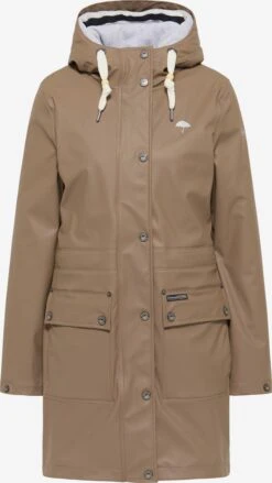 Schmuddelwedda Manteaux De Pluie Manteau Fonctionnel Femme Marron