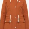 Schmuddelwedda Parkas Parka D’hiver Femme Rouille -Schmuddelwedda cacab9ed4006a46c85070d1d8d0d7b30
