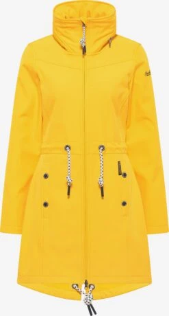 Schmuddelwedda Manteaux De Pluie Manteau Fonctionnel Femme Jaune Fluo