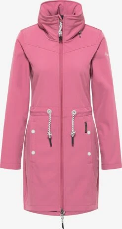 Schmuddelwedda Manteaux De Pluie Manteau Fonctionnel Albee Femme Rouge Pastel