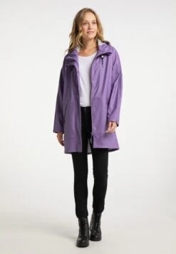 Schmuddelwedda Manteaux De Pluie Manteau Mi-saison Femme Violet Clair -Schmuddelwedda cbc4805f477055040d75b6013a4de928