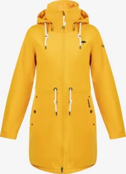 Schmuddelwedda Manteaux De Pluie Manteau Fonctionnel Ashdown Femme Jaune Dor