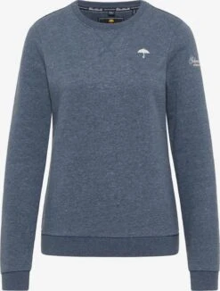 Schmuddelwedda Sweats Sweat-shirt Femme Bleu-gris