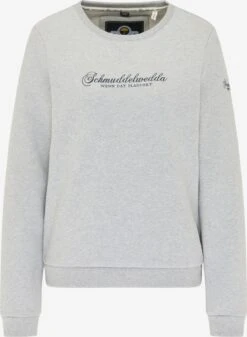 Schmuddelwedda Sweats Sweat-shirt Femme Gris Clair