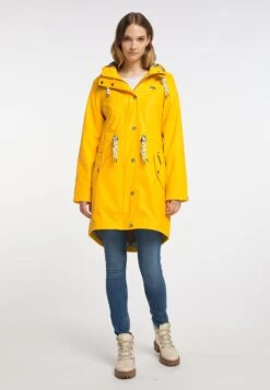 Schmuddelwedda Manteaux De Pluie Manteau Fonctionnel Bridgeport Femme Jaune -Schmuddelwedda ccadda6a93d1f8edfe0e2cfbf829ee6d