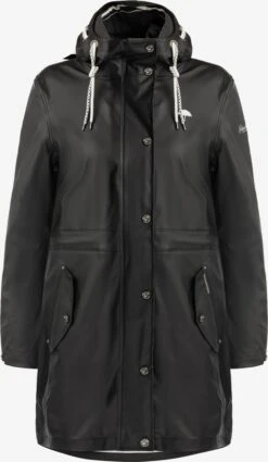 Schmuddelwedda Manteaux De Pluie Manteau Fonctionnel Femme Noir