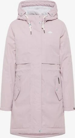 Schmuddelwedda Manteaux De Pluie Manteau Mi-saison Femme Rose