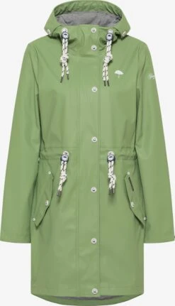 Schmuddelwedda Manteaux De Pluie Manteau Fonctionnel Bridgeport Femme Vert