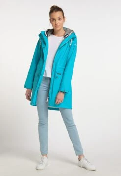 Schmuddelwedda Manteaux De Pluie Manteau Fonctionnel Femme Bleu -Schmuddelwedda d78c80a2f179e2cfcd1b26971ed27e5d
