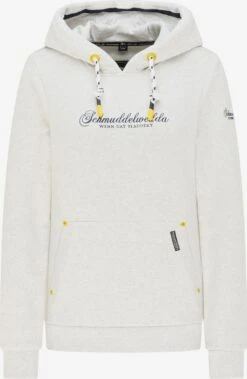 Schmuddelwedda Sweats Sweat-shirt Femme Blanc Cassé