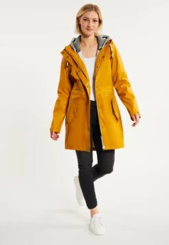 Schmuddelwedda Manteaux De Pluie Manteau Fonctionnel Femme Curry -Schmuddelwedda df2eda134abc6636111fc82007246088