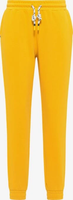 Schmuddelwedda Pantalons De Survêtement Effilé Pantalon Nahima Femme Jaune Dor