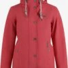 Schmuddelwedda Vestes De Mi-saison Veste Mi-saison Halee Femme Rouge Pastel