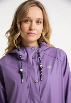 Schmuddelwedda Manteaux De Pluie Manteau Mi-saison Femme Violet Clair -Schmuddelwedda ef95e3702faf94642aa8898a7b00a546