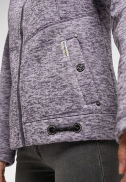 Schmuddelwedda Vestes Dextérieur Veste En Polaire Femme Violet Chiné -Schmuddelwedda f171fd539c0fdc6f1f402e7917bf9419