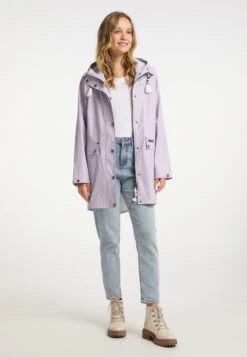 Schmuddelwedda Manteaux De Pluie Manteau Mi-saison Femme Lavande -Schmuddelwedda f3231300c6e4b326fc15a1a65c0fc38f