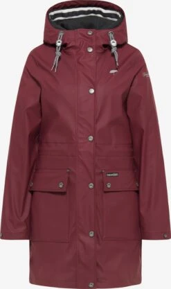Schmuddelwedda Manteaux De Pluie Manteau Fonctionnel Femme Bordeaux