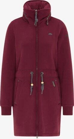 Schmuddelwedda Sweats Zippés Veste De Survêtement Femme Bordeaux