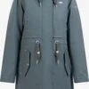 Schmuddelwedda Parkas Parka D’hiver Femme Bleu-gris -Schmuddelwedda fa7070e4e7e649fd0d446fee53e6b9fd