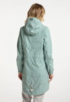 Schmuddelwedda Manteaux De Pluie Manteau Mi-saison Femme Vert -Schmuddelwedda fd5acba1634f67b30cb4a10dd353e04f