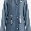 Schmuddelwedda Manteaux De Pluie Manteau Fonctionnel Incus Femme Bleu-gris